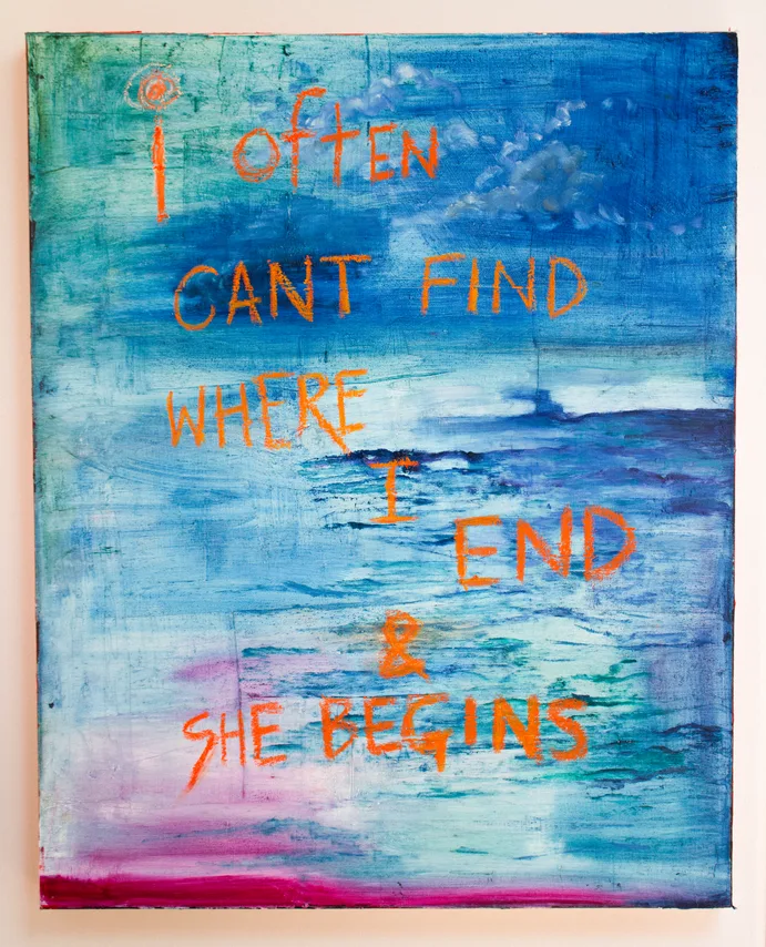 she ends i begin painting 1